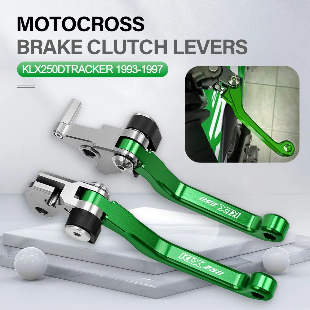 

Motocross Pivot Brake Clutch Levers For Kawasaki KLX250 D-TRACKER 1998-2007 2006 Motorcycle Accessories Dirt Bike Handle Lever