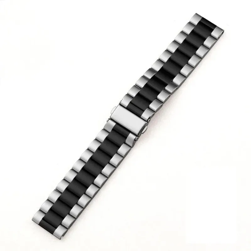 Stainless Steel Smartwatch Replacement Strap - Elegant Metal Belt