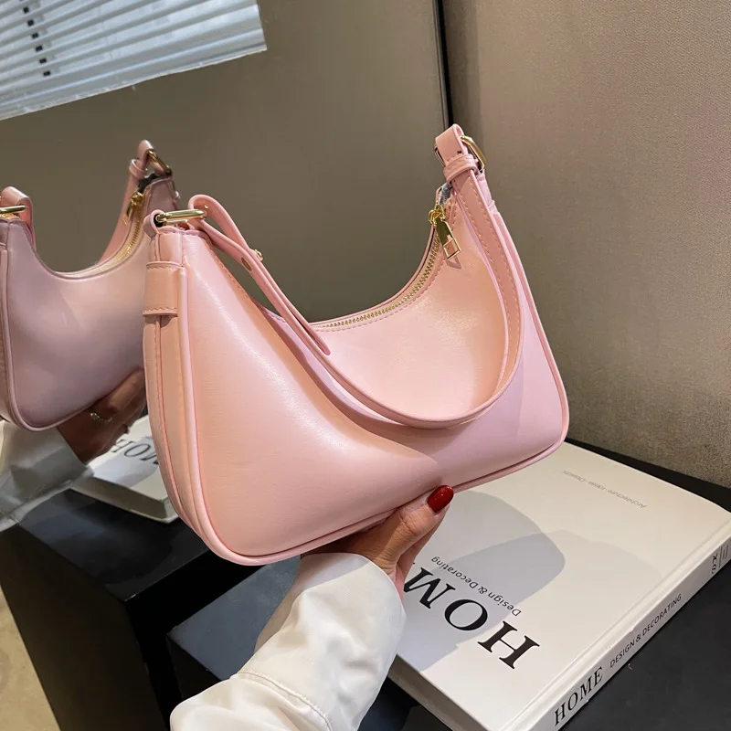 

Bag 2023 New Tide Fashion Simple Versatile Early Summer Shoulder Dumpling Bag Female Crossbody Ins Korean Crescent Moon Bag