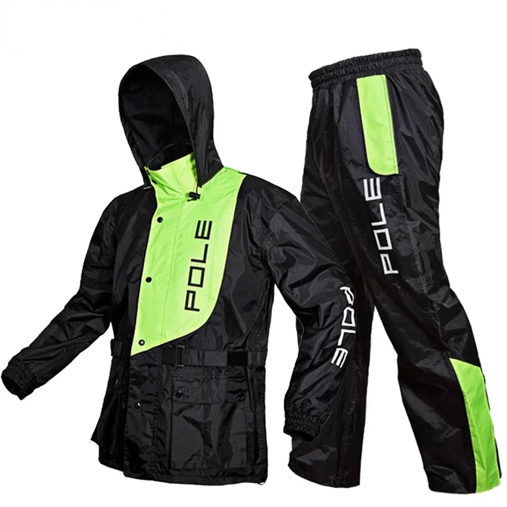 

Motorcycle Raincoat Men Waterproof Rain Pants Rainwear Impermeable Motociclista Rain Coat Cycling Fishing Climbing Jacket Poncho