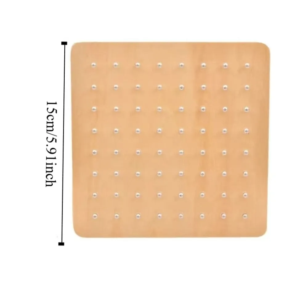 Wooden Geometry Puzzle Nail Board Geometric Interactive Math Montessori Mathematic Shape Cognition Shape Geometry Educational