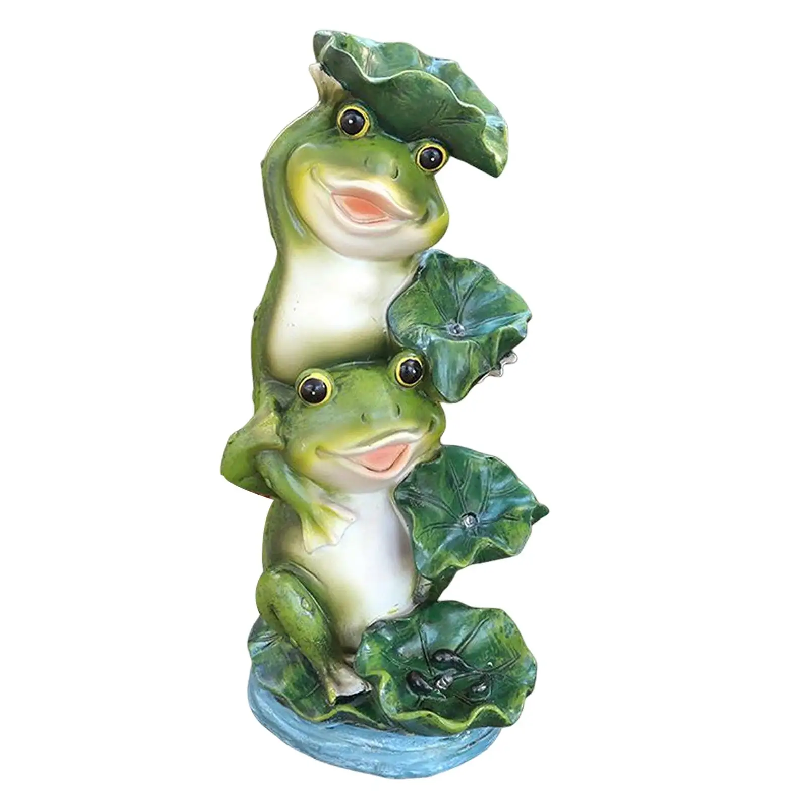 Solar Powered Garden Lantern Frogs Statue with Light for Pathway Party Decor