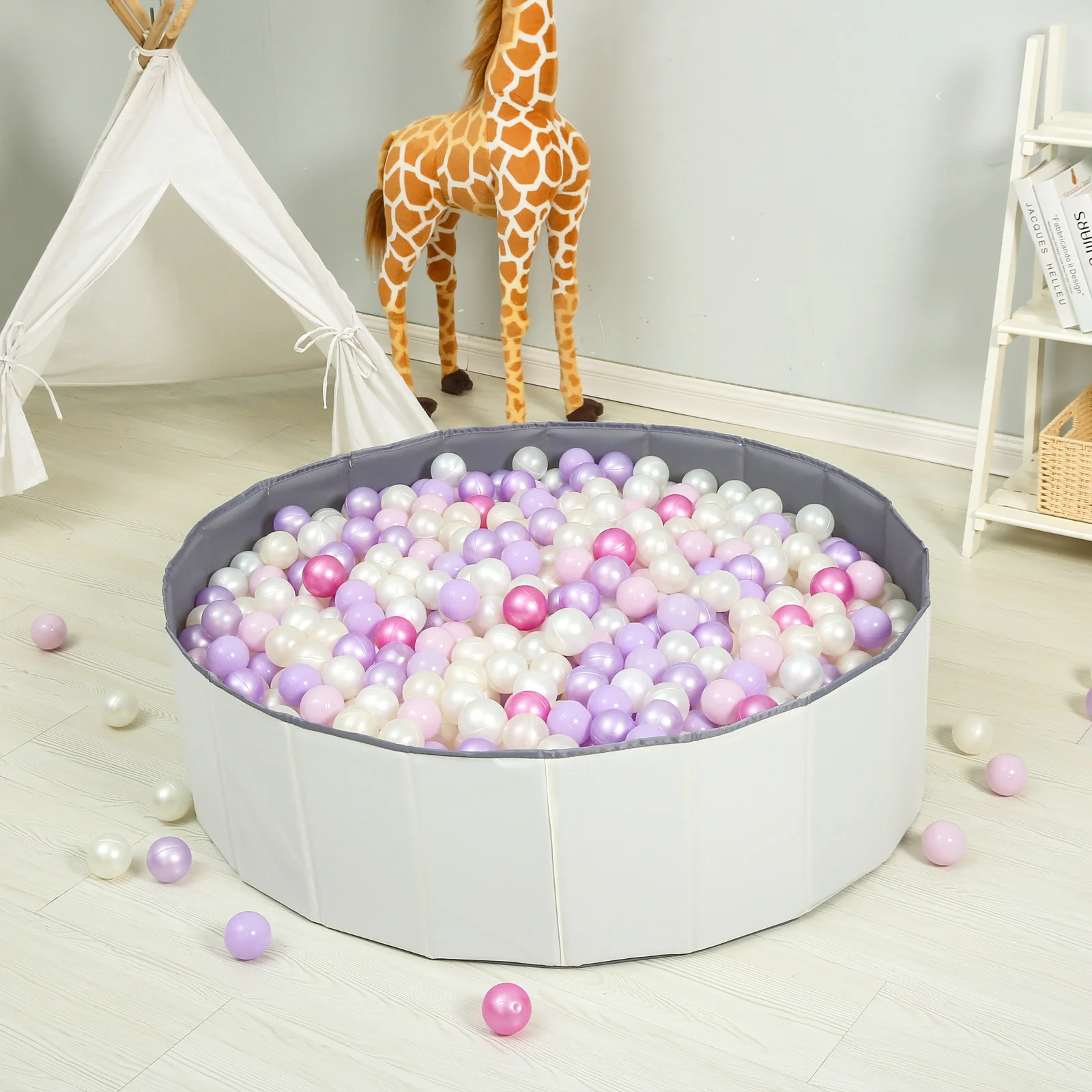 Ball Pits for Kids Toddlers Babies , Oxford Cloth Portable & Foldable Ball Pool Indoor Outdoor (Balls Not Included) 5