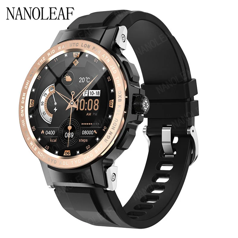 E19 Smart Watch Men'S Multiple Sports Modes With Gps Positioning Incoming Call Vibration Reminder Message Storage Wristwatches 