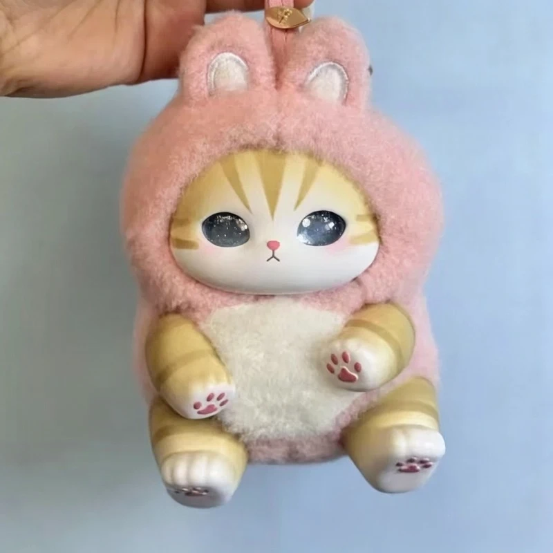 Cute Cat Doll Plush Keychain, Animal Dress Modeling, Vinyl Doll,bag Decoration Pendant,Surprise Blind Box,ideal Toy Gift Pendant