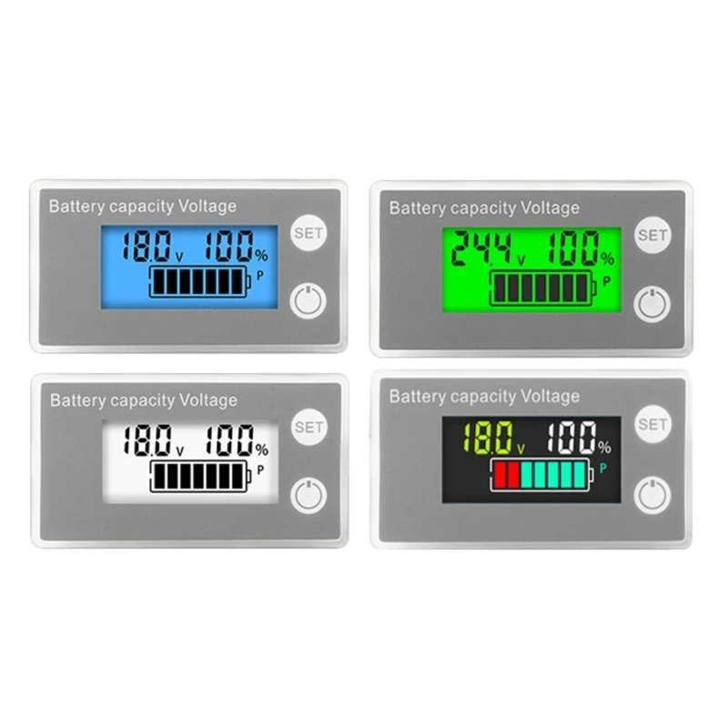 

VoltTester PanelMonitor LCD Digital Voltmeter DC8-100V Two Wire Meter Dropship