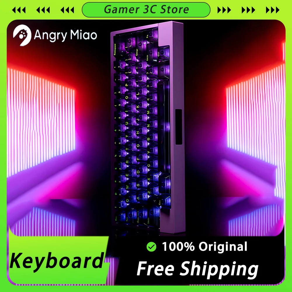 

Механическая клавиатура с RGB-подсветкой и сенсорной панелью