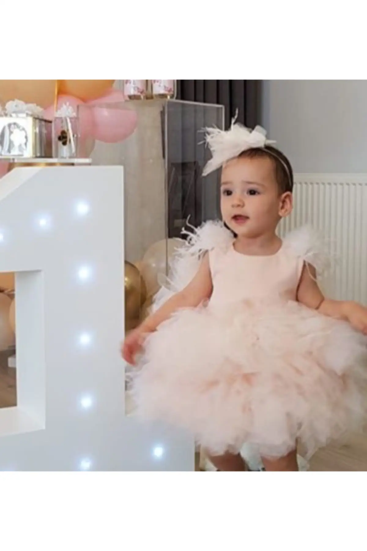 

Baby Girl Salmon Dress Woven Tulle Sleeveless Trend Solid Color Comfort Bicycle Neck Midi Pink Clothing