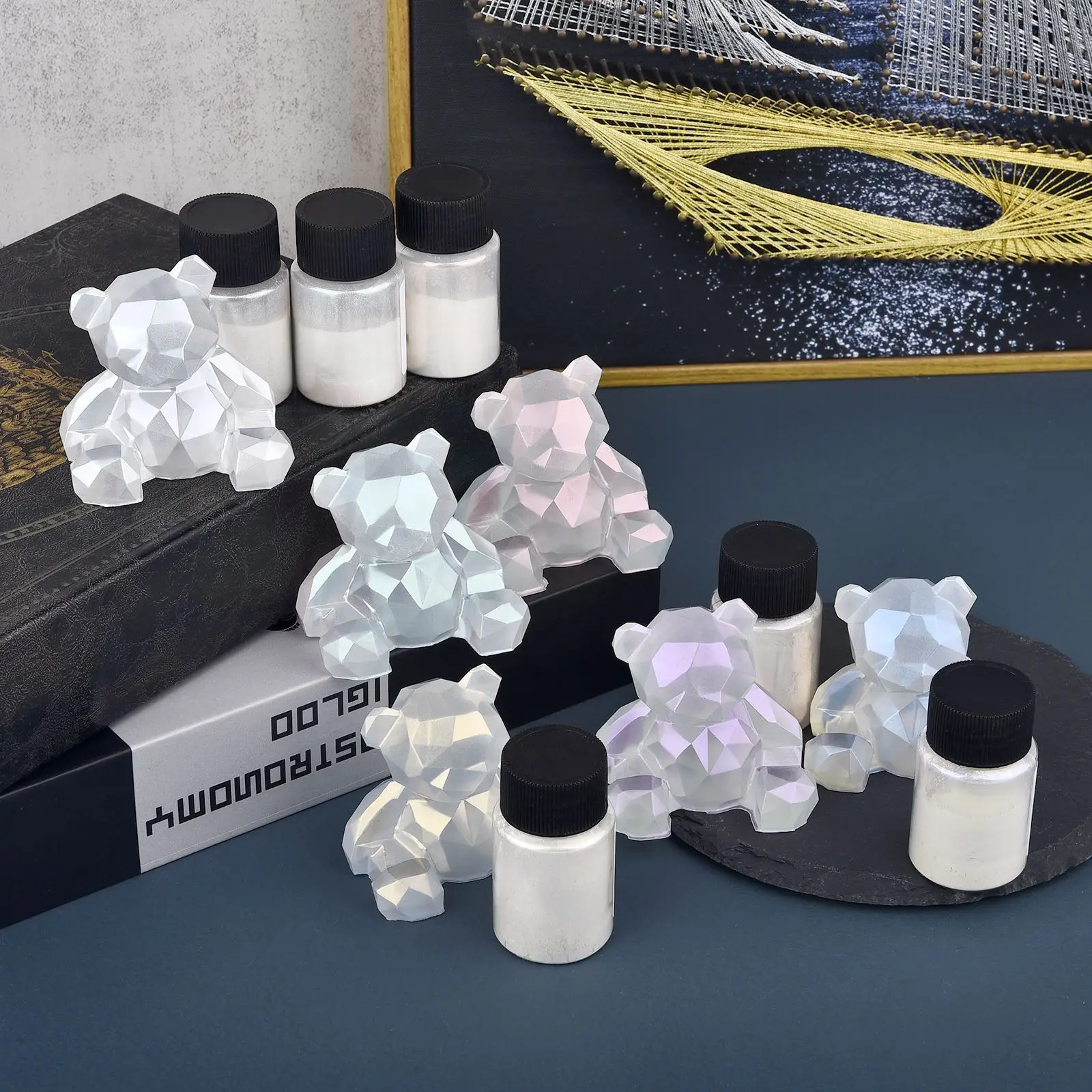 Epoxy Resin Pigment Pearlescent Powder Pigment Pearl Powder Pigment 10g Mirror Chameleons