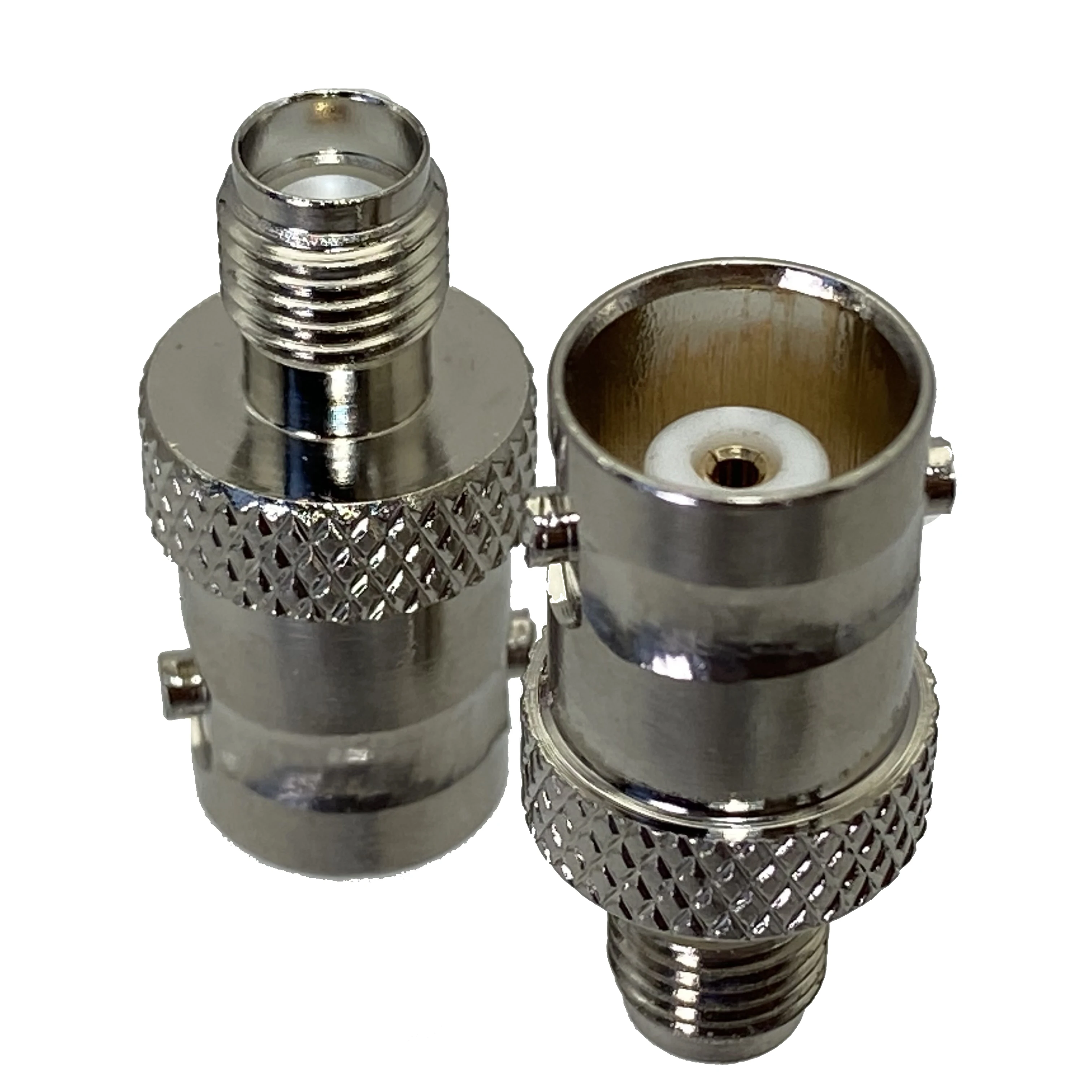 

Коннектор BNC «Мама»-«мама» («мама»), радиочастотный коаксиальный кабель-адаптер, никелированные Проводные клеммы для антенного маршрутизатора, 1 шт.