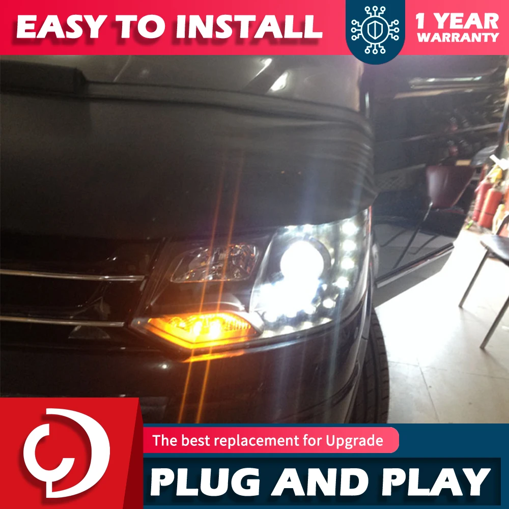 Car Accessories for VW T5 Multivan Headlight 20102016 VW T5 LED Head