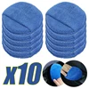 2/5/10Pcs 5-inches Microfiber Wax Applicator Pad Ultra Soft Car Polishing Sponge with Finger Pocket Auto Care Polish Foam Sponge 1