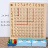 Montessori Multiplication Wooden Board Game Kids Learning Educational Toys 99 Multiplication Table Math Addition Teaching Aids 3
