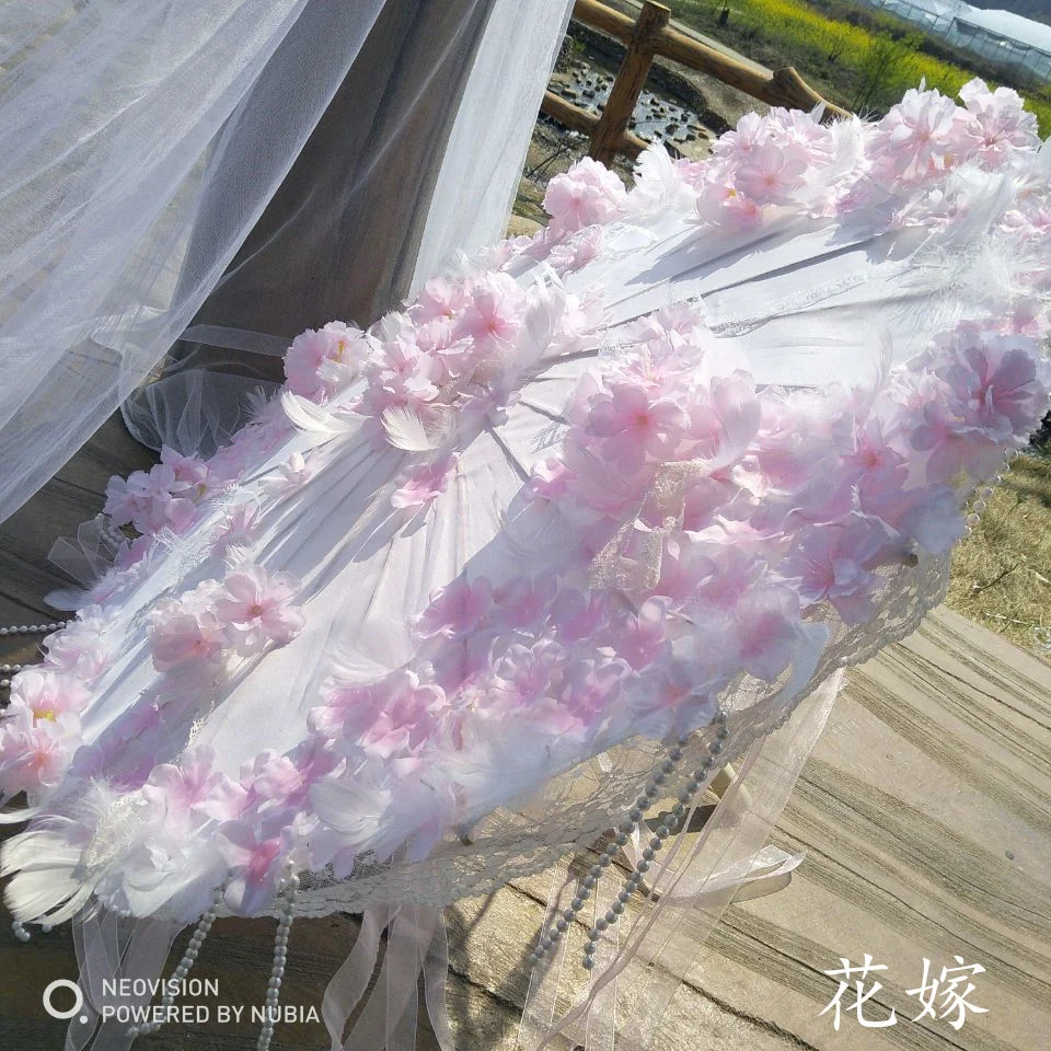 

Кружевной, Tiktok, COS, Lolita, Dance, Show, свадебная фотография, реквизит, масляная бумага автомобильный зонтик тень зонтик