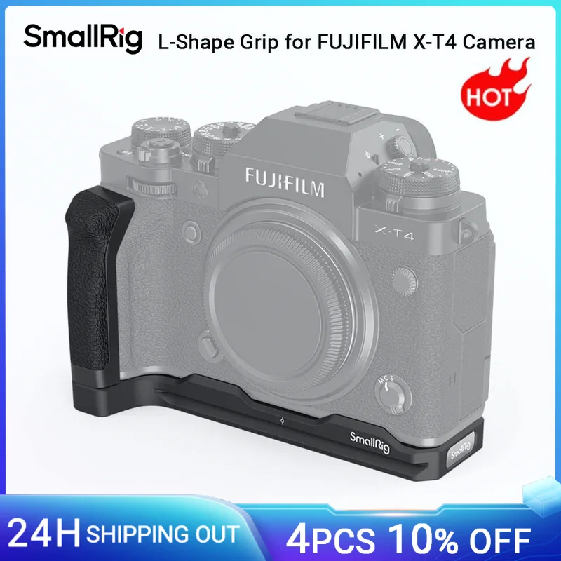 

SmallRig X-T4 L-Shape Grip for FUJIFILM X-T4 XT4 Camera Arca Plate With Side Grip Video Tripod Plate Camera Mounting Plate -2813