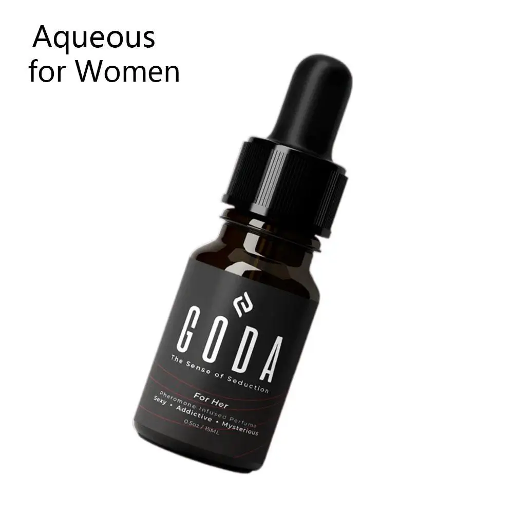 GODA Pheromone Perfume 15ml Long Lasting Flower Jasmine Rose Scent Attraction Fragrance For Couples Dating Perfume