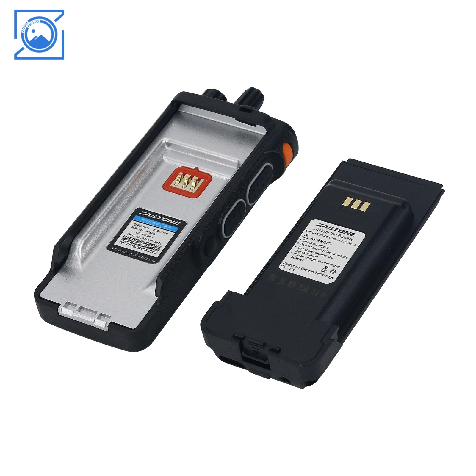ZASTONE M9 Portable 10W High Power 8 Frequency Band Handheld Walkie Talkie 2xPTT Support CN/EN Switch 6