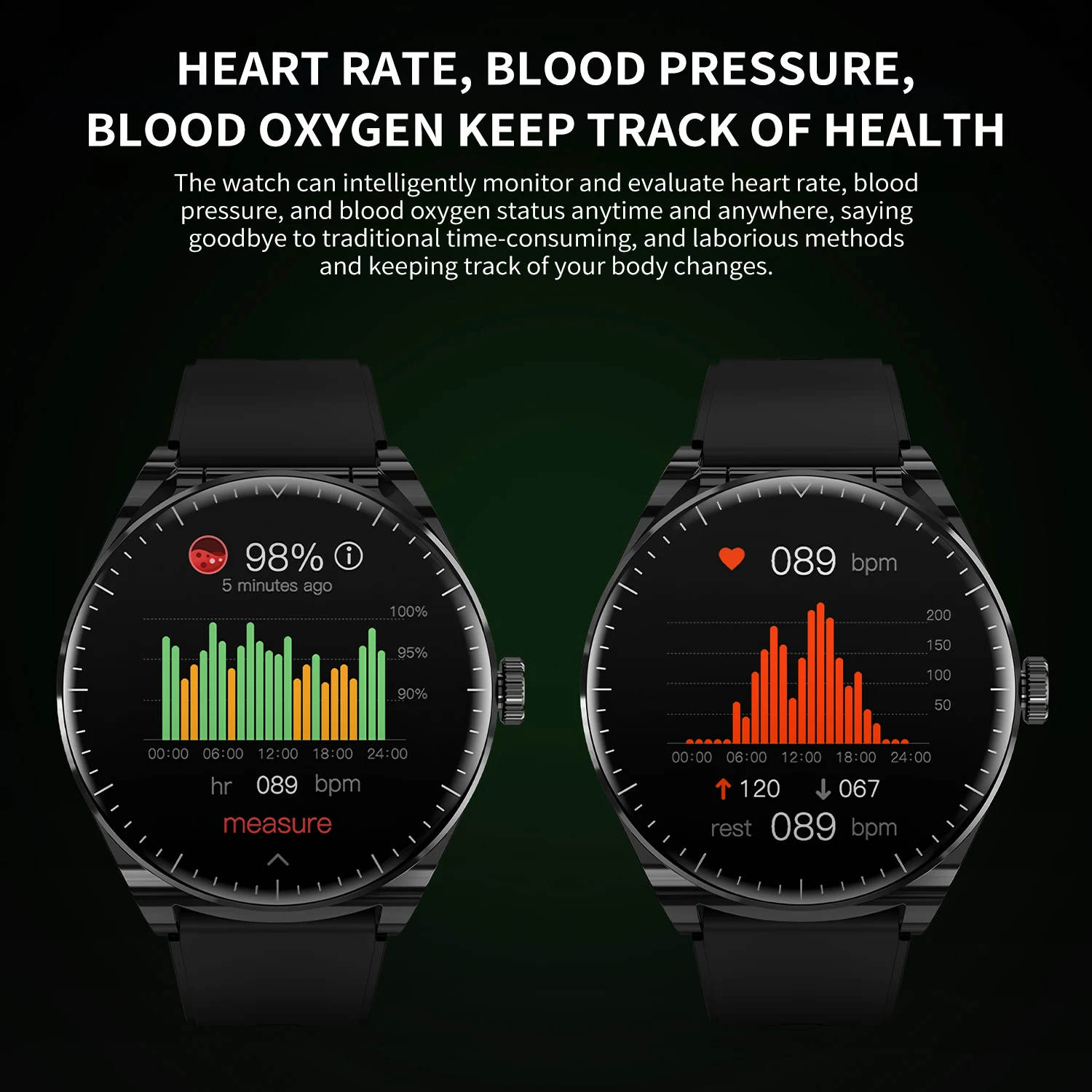 TWS Headphone Smart Watch Men Women NFC Function Sport Fitness Tracker Heart Rate Monitor Noise Reduction Earphone Smartwatch 3