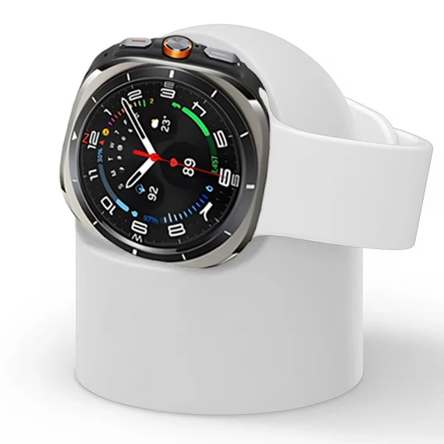 مقعد شحن من السيليكون لساعة سامسونج جالاكسي ، حامل...