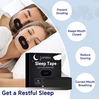 30Pcs/box Mouth Tape Sleeping Strip Anti-Snoring Mouth Breathing Tape To Improve Sleep Mouth Stickers for Snoring Lip Patches 5