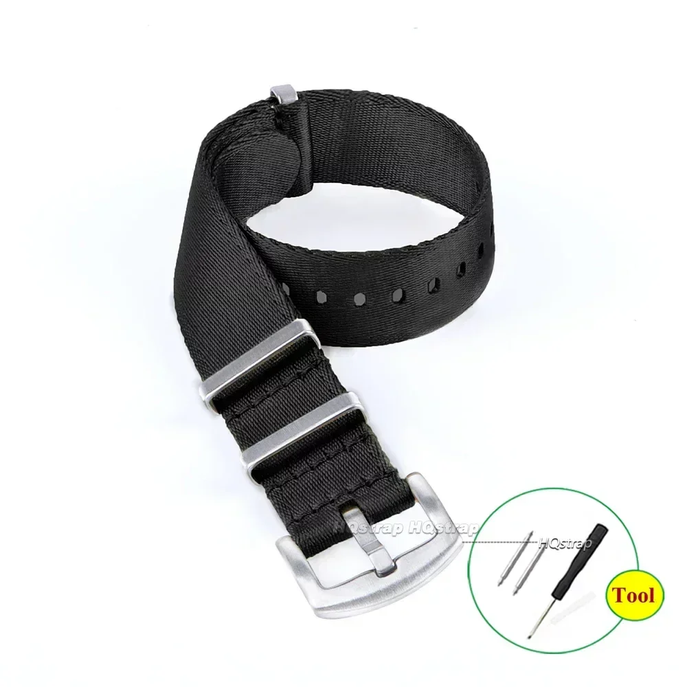 Premium Braided Nylon Canvas Watch Band - Universal Soft Sport Bracelet Accessory