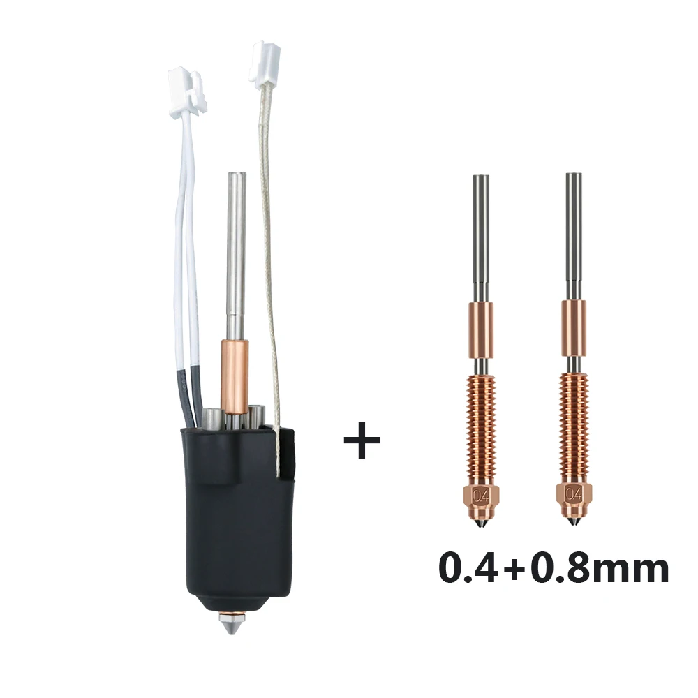 High-Flow Ceramic Hotend Upgrade Kit with Quick-Swap Nozzle