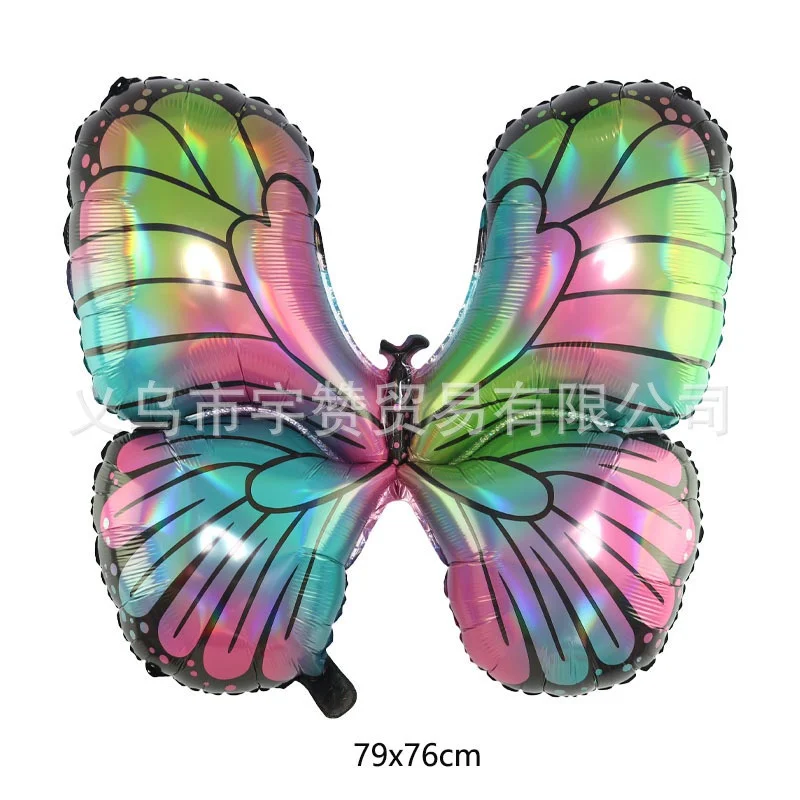 Laser Gradient Butterfly Size