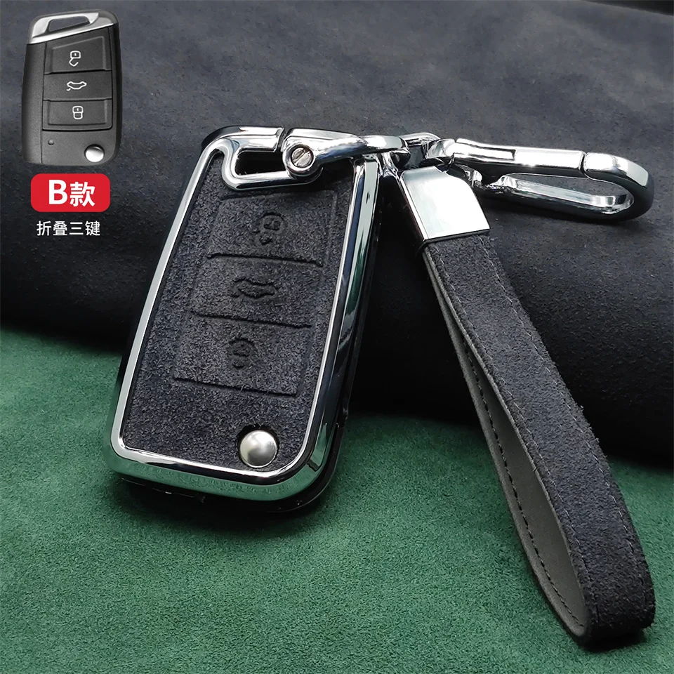 Cover per chiave/telecomando per Volkswagen VW Golf 7 gti mk7 r Touran Skoda Octavia 3 Superb Karoq Kodiaq Seat Leon mk3 Ateca accessori 12 Cover per chiave/telecomando per Volkswagen VW Golf 7 gti mk7 r Touran Skoda Octavia 3 Superb Karoq Kodiaq Seat Leon mk3 Ateca accessori - S5da8c7ed420b45ae929fba2a4e910caeb