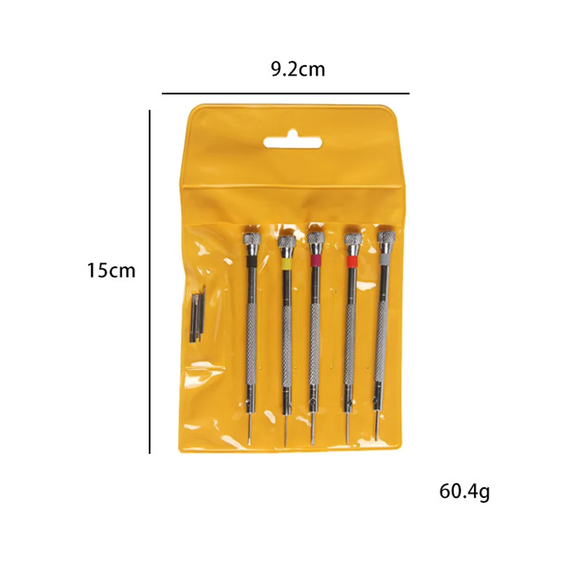 5pcs 시계 수리 도구 부품 시계 수리 도구 키트에 대 한 미니 톤 스크루 드라이버 세트 밴드 링크 핀 리무버 스크루 드라이버