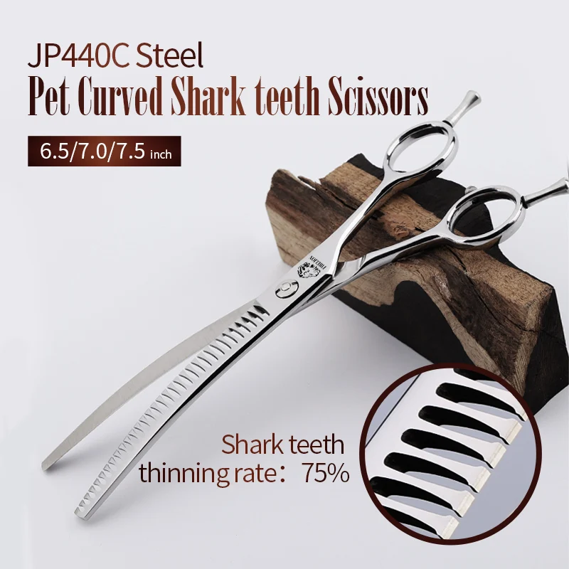 FIRELION Inch Professional 440C Steel Pet Shears Dog