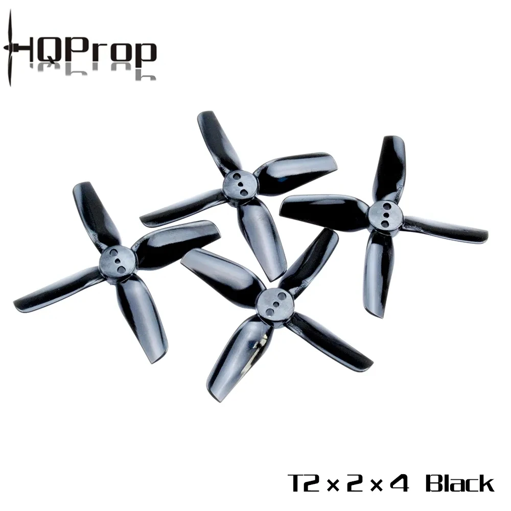 2Pairs HQPROP T2X2X4 2020 Propeller 2inch 4-Blade FPV Props