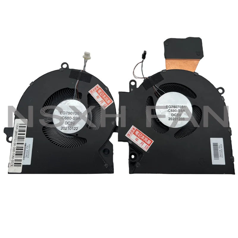 New CPU GPU Cooling Fan For HP OMEN RTX3060 RTX3070 16-B 16-C 16 - View #9