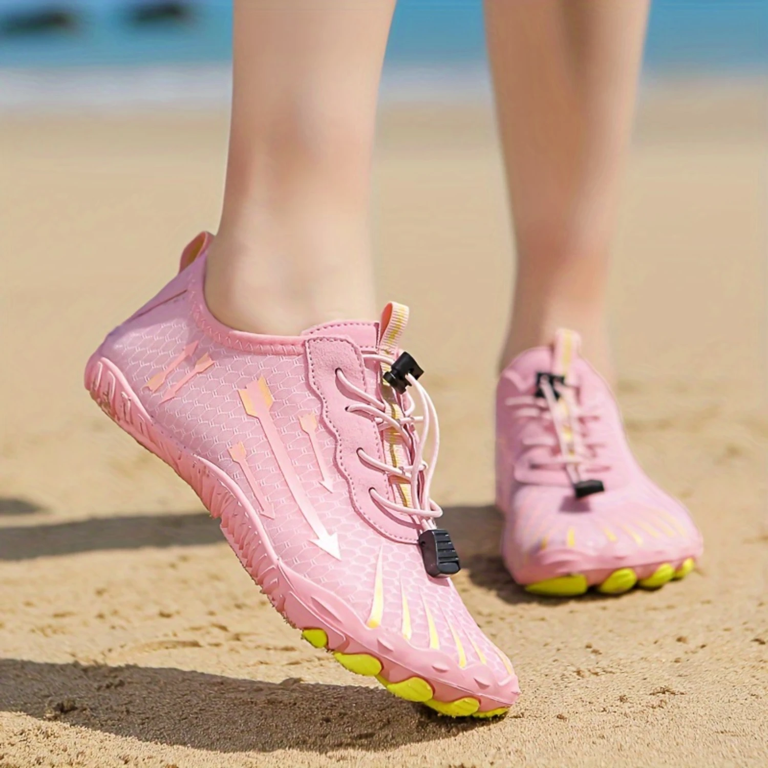 Women's & Men's Summer Water Shoes, Quick-Dry Aqua Socks For Beach Swim Surf Yoga Exercise, Slip-Resistant Trail Running Hiking