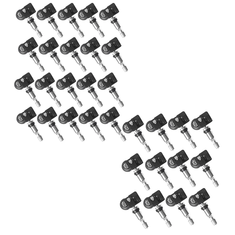 4 Sensori TPMS Programmabili 315/433MHz | Universali Per Auto Con Batteria CR2032