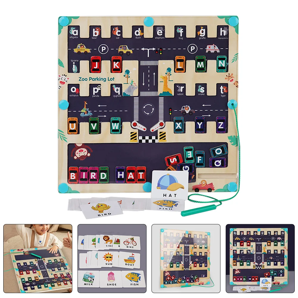 

1 набор игровых магнитных букв правописания, головоломка с алфавитом, слова, дизайн автомобиля, Обучающие буквы, подходящие игровые Игрушки
