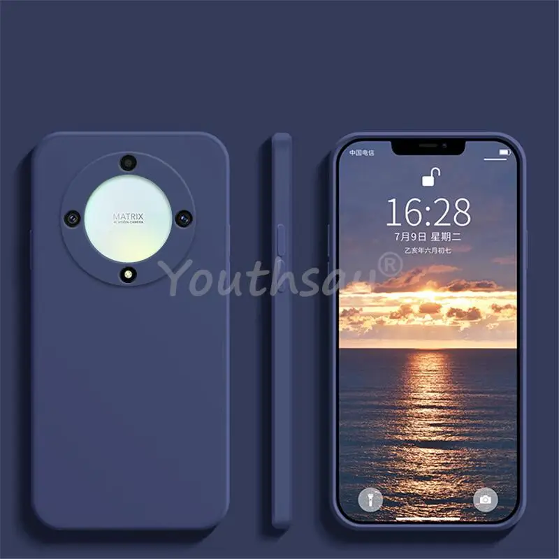 Premium Silicone Liquid TPU Protector Case for Honor – Enhanced Protection and Style