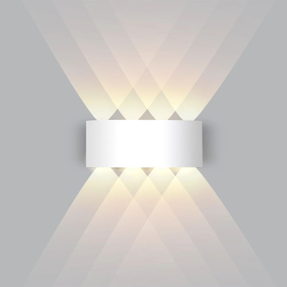LED Wall Light IP65 Waterproof Outdoor Fence Garden Aluminum IP20 ABS Indoor Fashion Lamp For Living Room Stairs Corridor