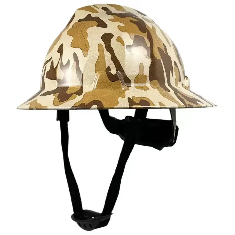 BIG SALE Full Brim Safety Helmet Construction Work Helmet Hard Cap Lightweight Wide Brim Railway CE ANSI HDPE Safety