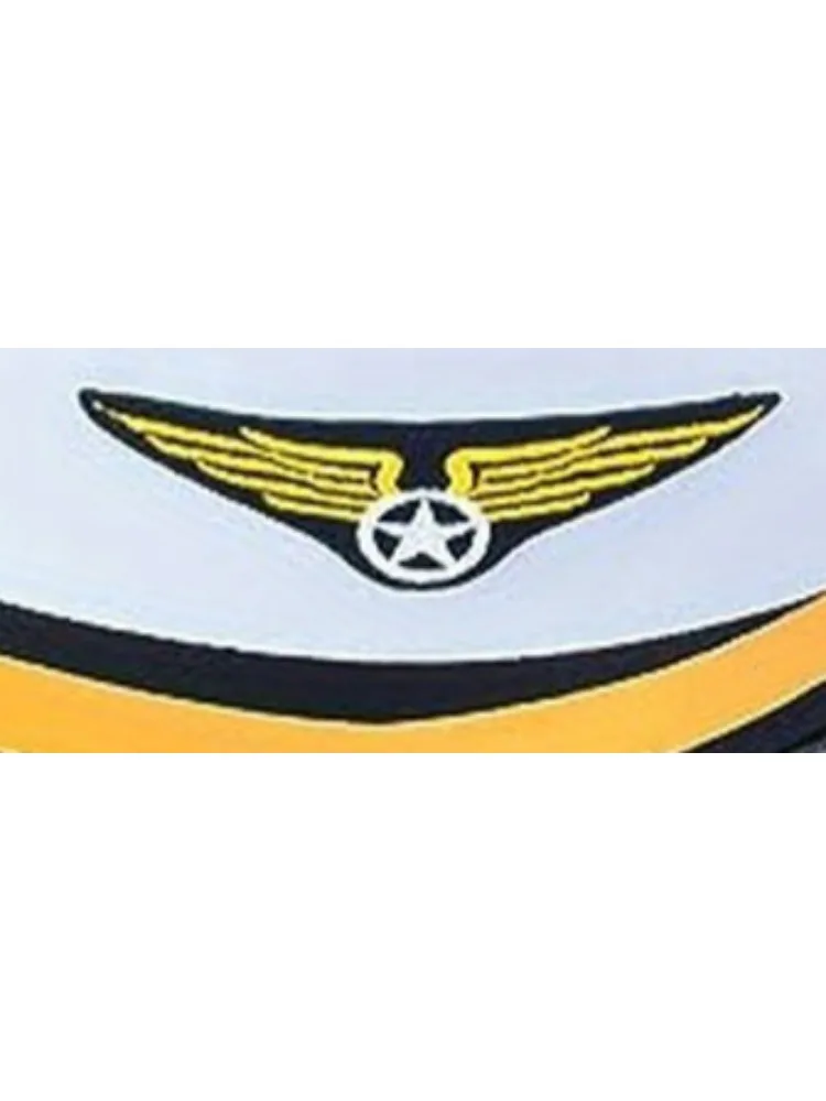 Pilot Clothing Set Hat Shoulder Badge Sunglasses Badge Tie Accessory
