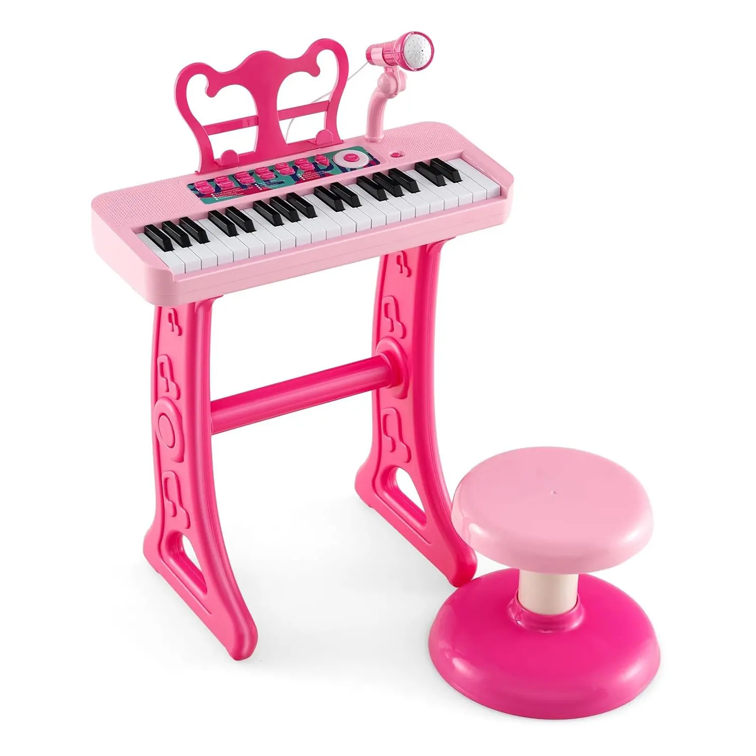 Teclado Piano Infantil Con Micrófono - 37 Teclas, Portátil, Ideal Para Niños De 3 A 6 Años