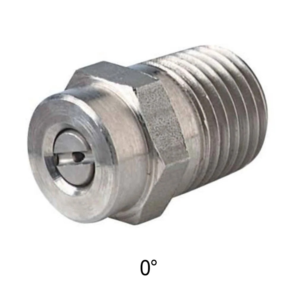 1/4" Pressure Washer Cleaning Nozzle  0° 15° 25° 40° Water Jet Angle Speed High Pressure Cleaner Washer Accessories 4