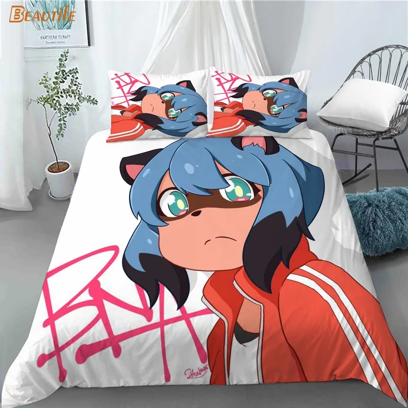 

Hot Brand New Animal Anime 1 Duvet Cover 2 Pillowcases Polyester Fabric Bedding Set Family Boy Kid Set Duvet Cover Set 1228