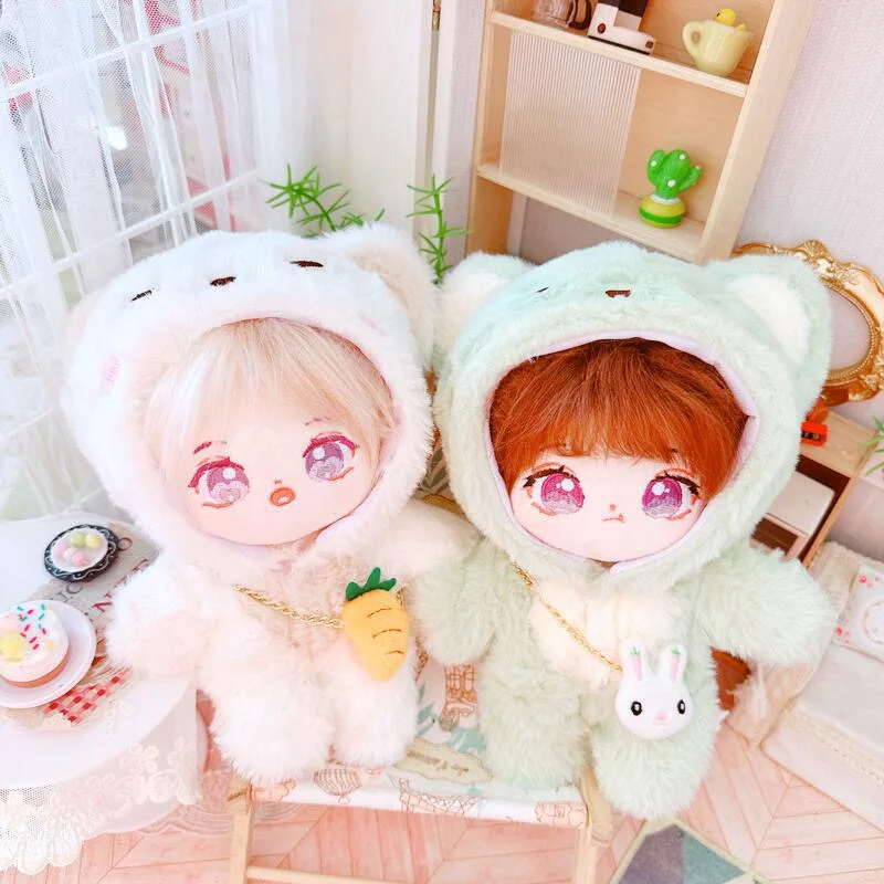 

New 20cm Cotton Baby w/Clothes Star Dolls Cute Stuffed Customization Figure Toys Cotton Baby Doll Plushies Toys Fans Collection