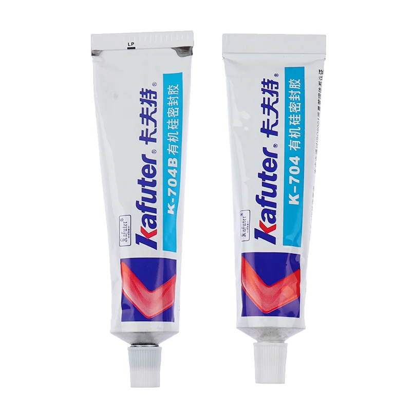 45g 실리콘 산업용 접착제 K-704 704B RTV 실리콘 고무 화이트/블랙 접착제 실리콘 실란트 사무용품