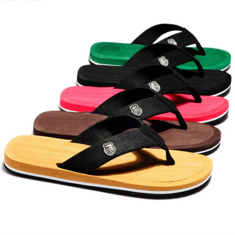 

Men Slippers Big Size Summer Breathable Beach Leisure Shoes Slip On Mens Flip Flops Lightweight Soft Unisex Slipper Zapatillas