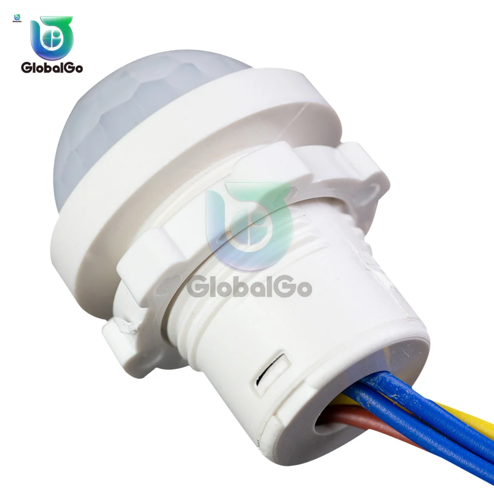 자동 센서 조명 스위치 LED 인체 모션 센서, 적외선 PIR 프로브, LED 바디 모션 센서