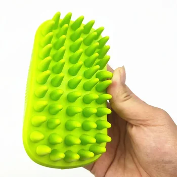 Pet Bath Brush Rubber Comb Hair Removal Brush Pet Dog Cat Grooming Cleaning Glove Massage Pet Hair Care Tool 4