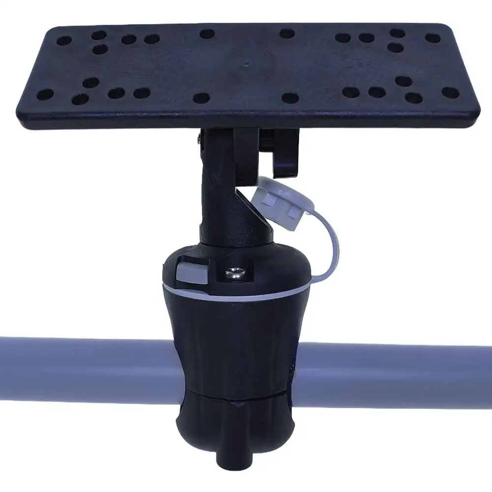 Kajak Driften Kanu Fischfinder Halterung Boot Sonar Halter für Garmin, Lowrance & Raymarine Marine Beiboot PVC Boot GPS Halter Platte – Detail 4