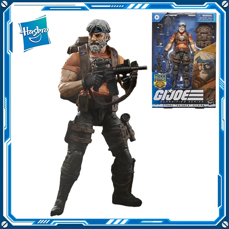 

In Stock 6Inch Original Hasbro G.I.Joe STUART OUTBACK SELKIRK PVC Anime Figure Action Figures Model Toys