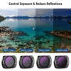 NEEWER Magnetic ND & CPL & Effect Filter Set for DJI OSMO Pocket 3, 14 Pack HD CPL ND8 ND16 ND32 ND64 ND128 ND256 ND1000 ND8 4